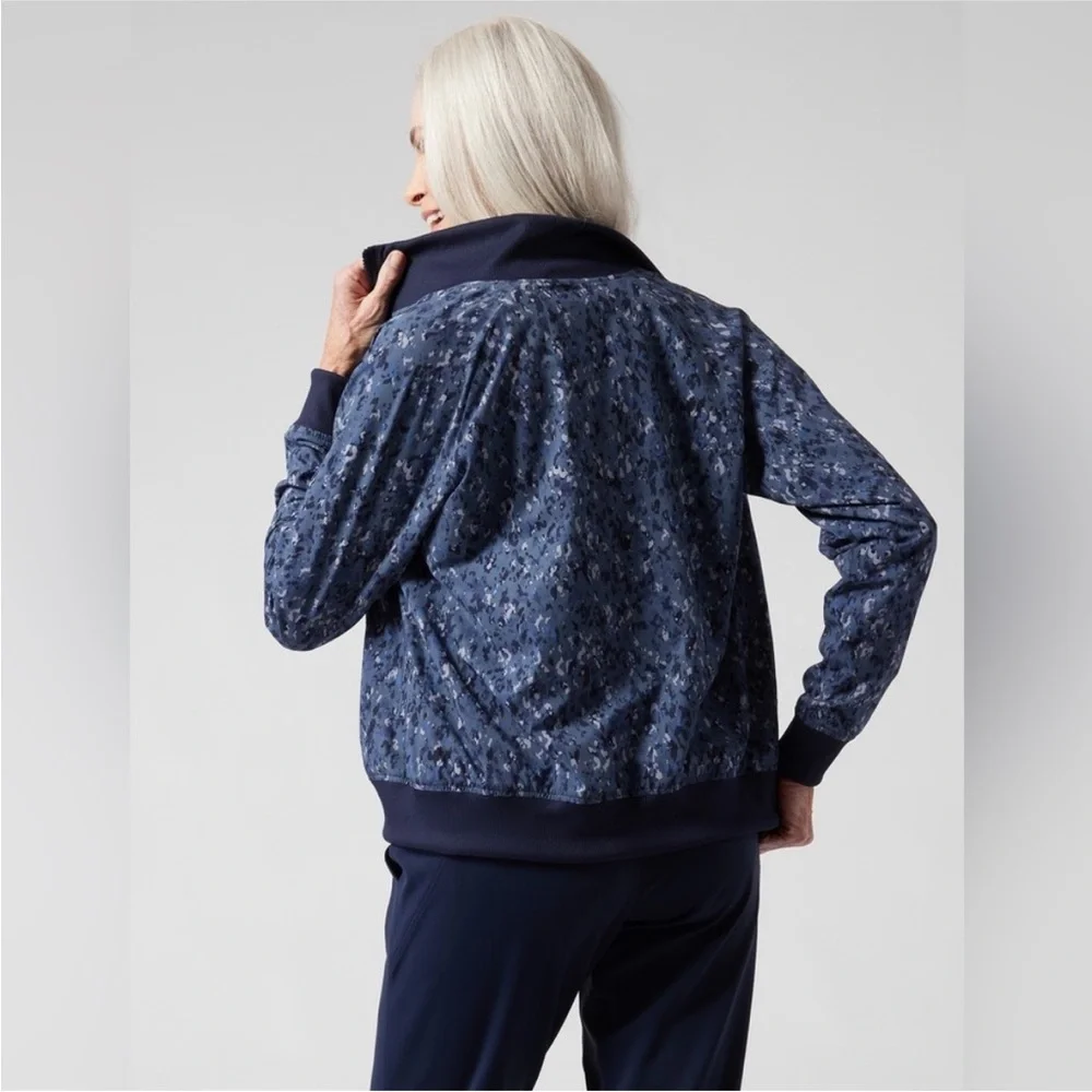 Athleta Brooklyn Bomber II Jacket Captivate Chrome